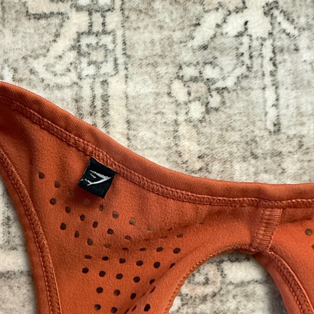 Gymshark Women's Orange Sports Bra Size XS - Picture 4 of 6